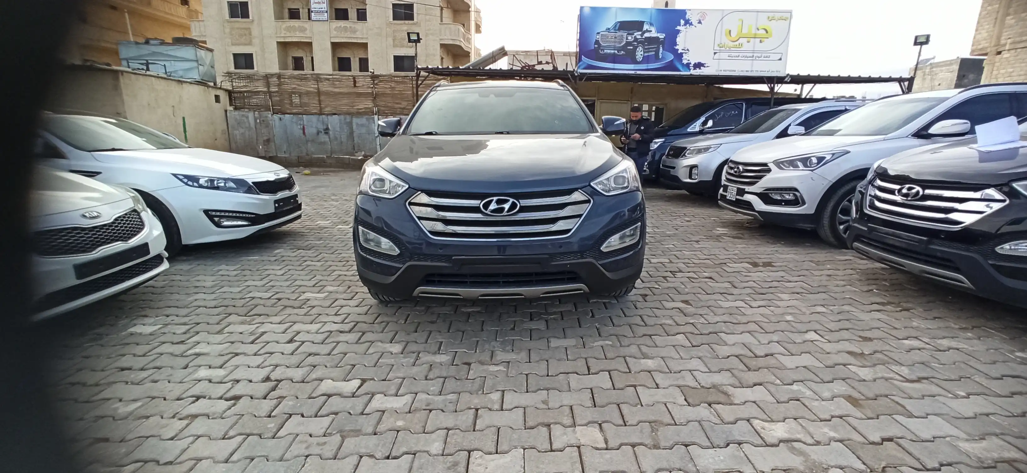 kilometrage car sale hyundai santa fe evgt suv used 2014 aleppo jg image