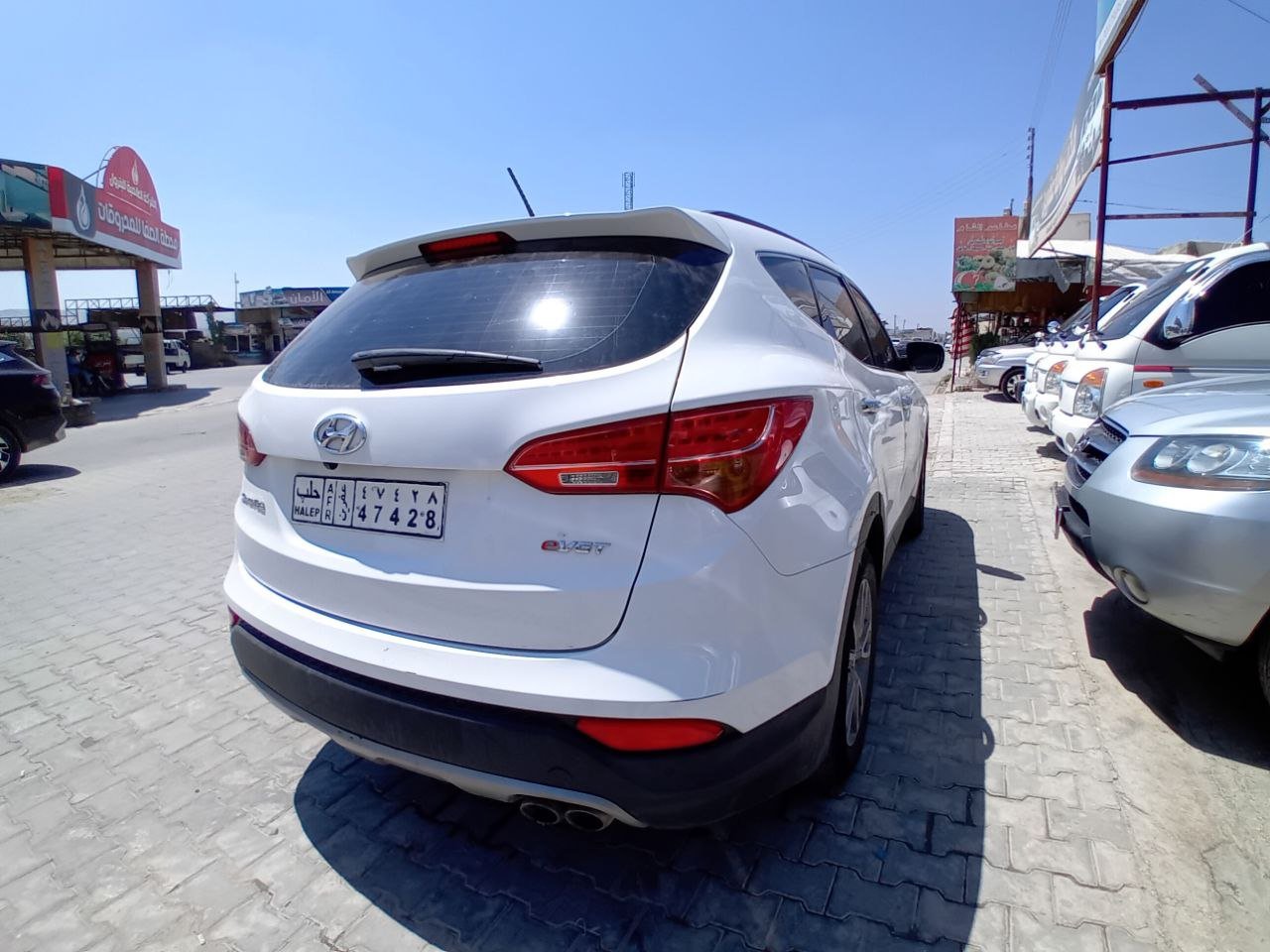 kilometrage car sale hyundai santa fe evgt suv used 2012 aleppo yf image